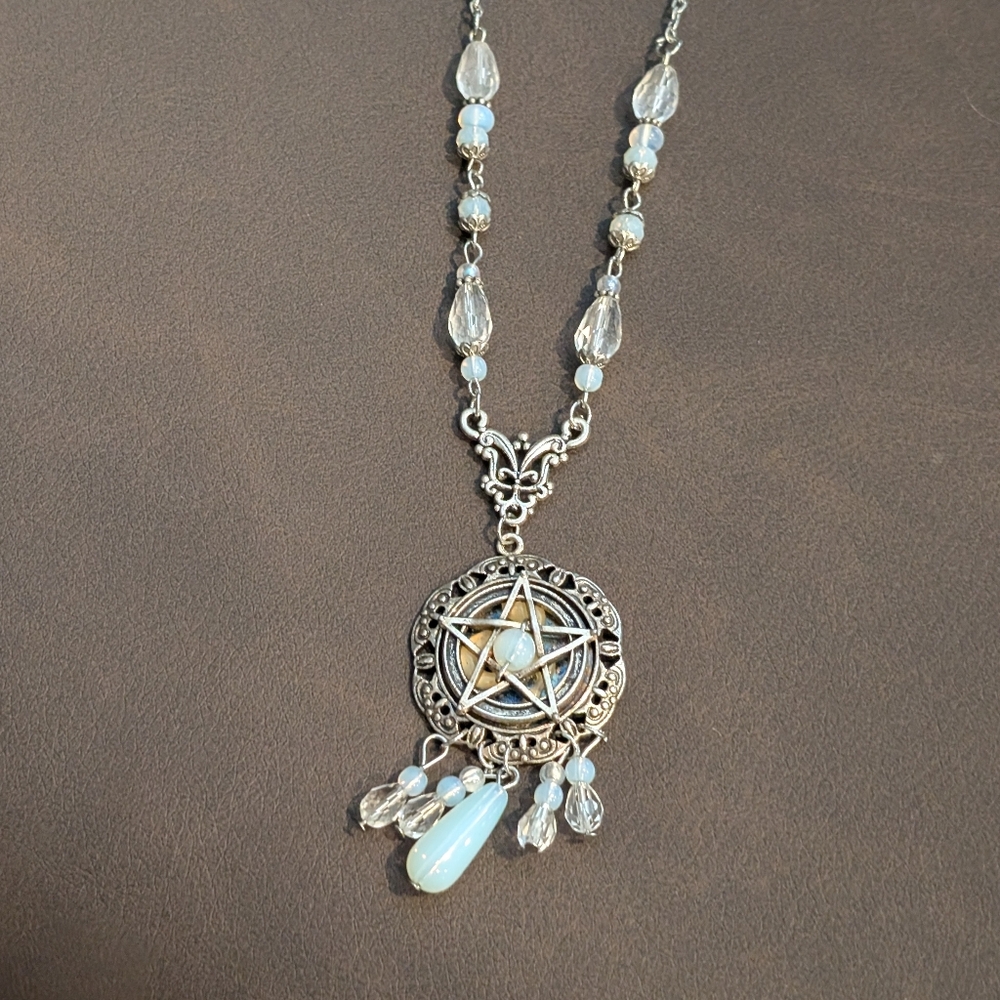 Pentagram Necklace Opalescent